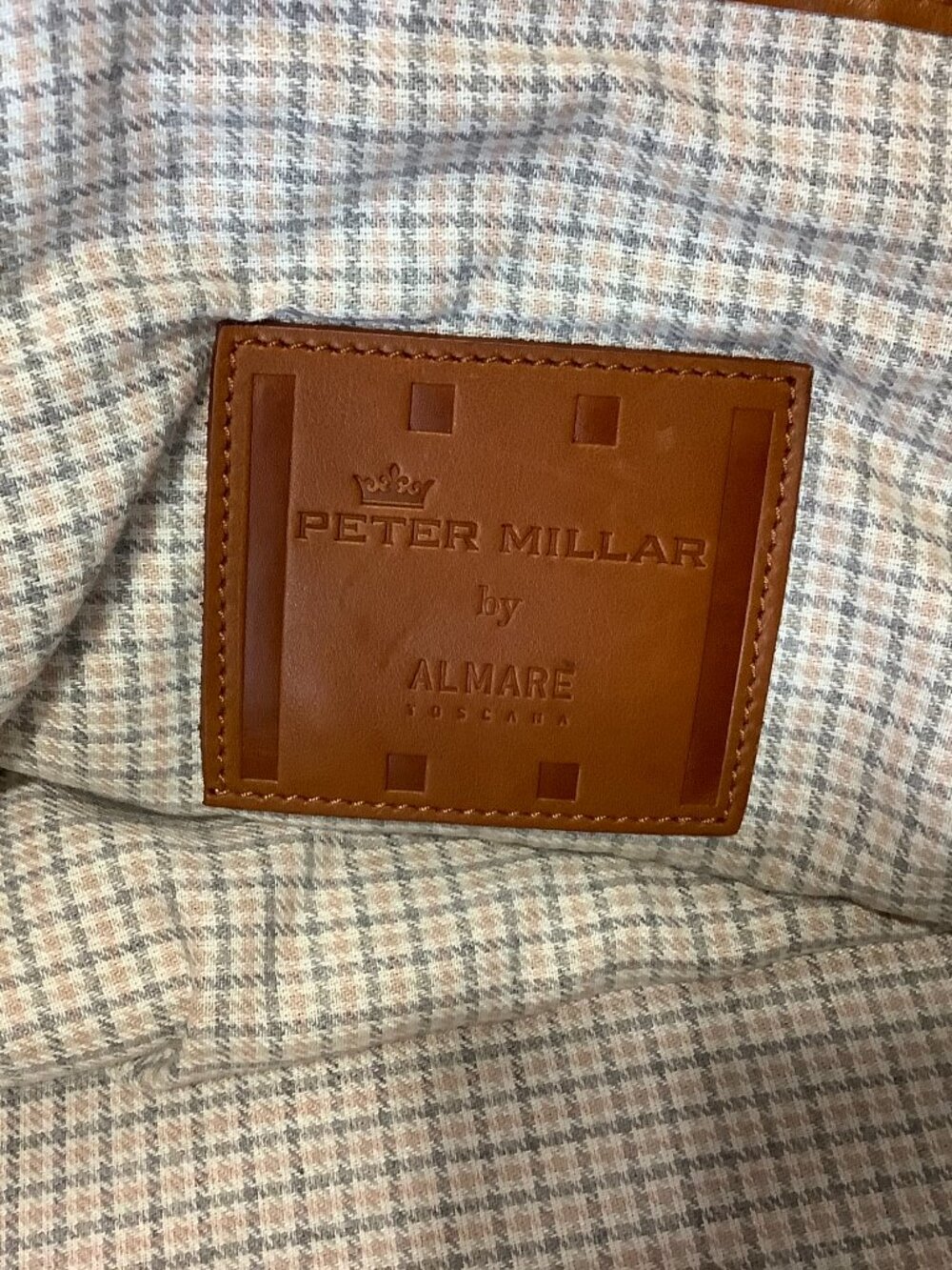 Peter Millar Tote Bag Carry On Duffel 21" x 13" x 12" Denim Blue - Picture 9 of 9